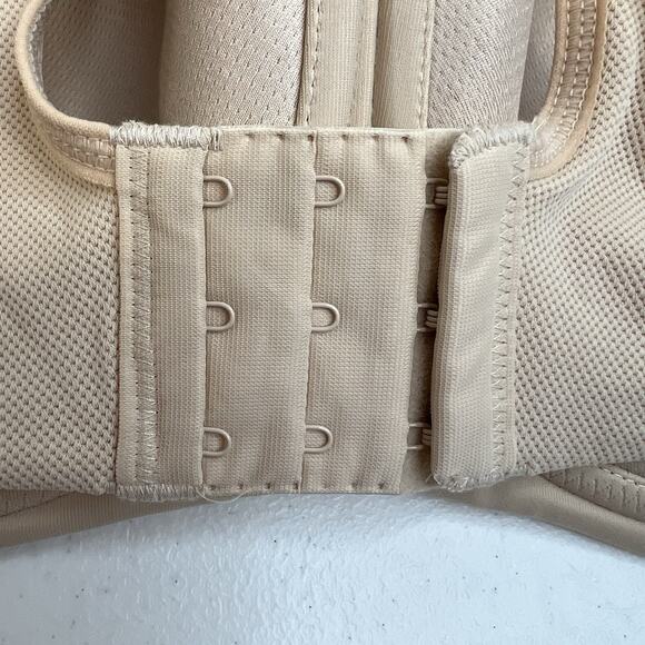 Wacoal 38C Sports Bra Contour High Impact Underwire 853209 Coolmax Beige Tan - Picture 7 of 15